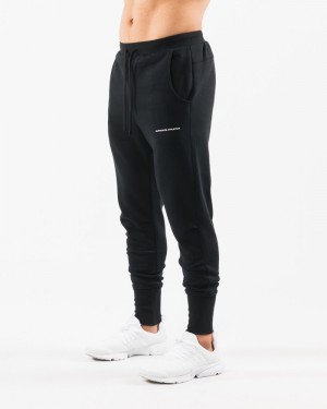 Alphalete Academy Club Uomo Pantaloni Jogger Nere | 40VDTEOCG