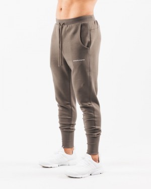 Alphalete Academy Club Uomo Pantaloni Jogger Grigie Marroni | 06JSZPDYG