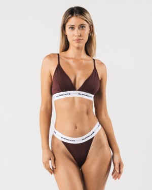 Alphalete Acutelette Donna Biancheria Intima Bordeaux | 95DHMUSLT