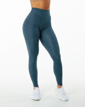 Alphalete Alphalux Wonder 30" Donna Leggings Blu | 34CEKGAJL