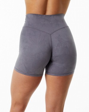 Alphalete Alphalux Wonder 6" Donna Pantaloncini Viola | 27PIFRQDS