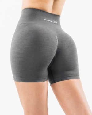 Alphalete Amplify 4.5" Donna Pantaloncini Grigie | 94HUMBERW