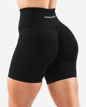 Alphalete Amplify 6.5” Donna Pantaloncini Nere | 18XSFOAQU