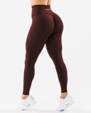 Alphalete Amplify Donna Leggings Bordeaux | 06XTVHOKZ