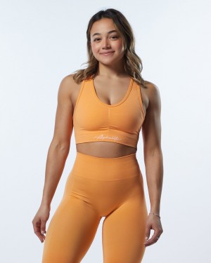 Alphalete Amplify Donna Reggiseni Arancioni | 78SDEVYFT