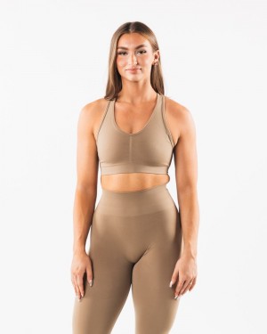 Alphalete Amplify Donna Reggiseni Grigie | 31SBKJTWX