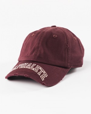 Alphalete Collegiate Vintage Uomo Cappellini Bordeaux | 43QRWBDEF