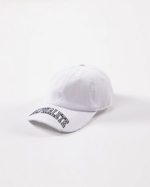 Alphalete Collegiate Vintage Uomo Cappellini Bianche | 25BHXIVAW