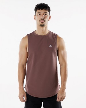 Alphalete Dynasty Uomo Canotta Bordeaux | 93WBVJAPM