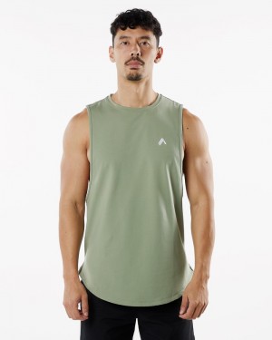 Alphalete Dynasty Uomo Canotta Verde Oliva | 98YPSXTAZ