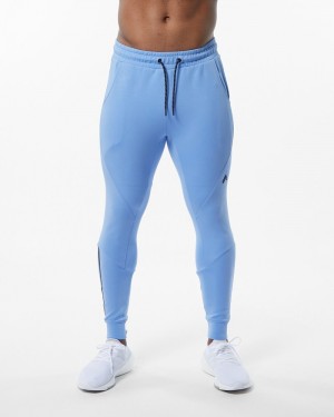 Alphalete ELMTS Cuffed Uomo Pantaloni Jogger Blu Chiaro | 29LMCZVNW
