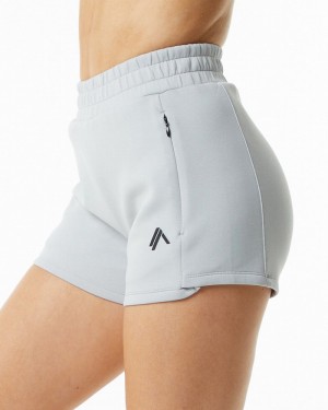Alphalete ELMTS Ginnastica 3.5" Donna Pantaloncini Grigie | 24FUCZGRA