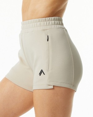 Alphalete ELMTS Ginnastica 3.5" Donna Pantaloncini Gialle Chiaro | 74XSOZDWI
