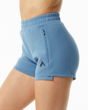 Alphalete ELMTS Ginnastica 3.5" Donna Pantaloncini Blu | 32TZGBDPL