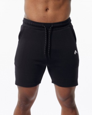 Alphalete ELMTS Ginnastica 6" Uomo Pantaloncini Nere | 91UANWMKL