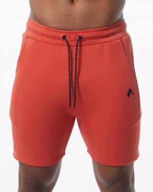 Alphalete ELMTS Ginnastica 6" Uomo Pantaloncini Arancioni | 35TXLRFKI