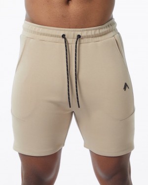 Alphalete ELMTS Ginnastica 6" Uomo Pantaloncini Marroni | 76LQKJMWG
