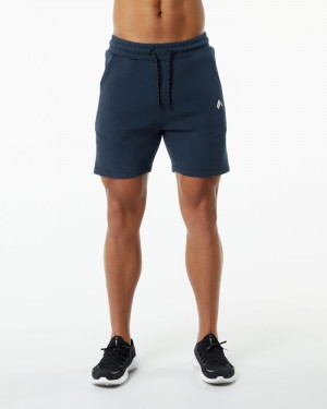 Alphalete ELMTS Ginnastica 6" Uomo Pantaloncini Blu Marino | 05KCOYWLI