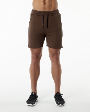 Alphalete ELMTS Ginnastica 6" Uomo Pantaloncini Marroni | 80MWUVNDG