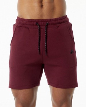 Alphalete ELMTS Ginnastica 6" Uomo Pantaloncini Bordeaux | 43SZCQHBO
