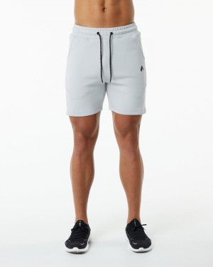 Alphalete ELMTS Ginnastica 6" Uomo Pantaloncini Grigie | 57YSIUPGJ