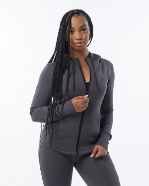 Alphalete ELMTS Ginnastica Donna Giacche Grigie | 60IMRFVHO