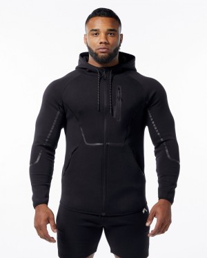 Alphalete ELMTS Ginnastica Uomo Giacche Nere | 67ZYFJHBP