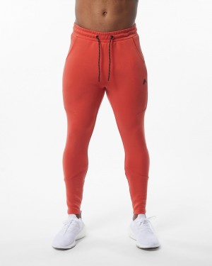 Alphalete ELMTS Zip Uomo Pantaloni Jogger Arancioni | 13XLMOSUQ