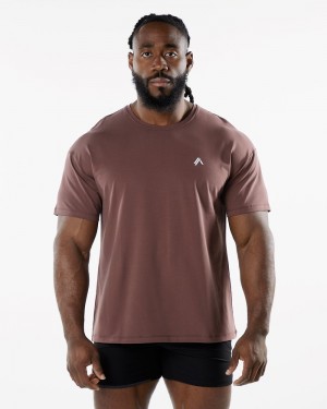 Alphalete Emblem Uomo Camicie Bordeaux | 42IXVGCWN