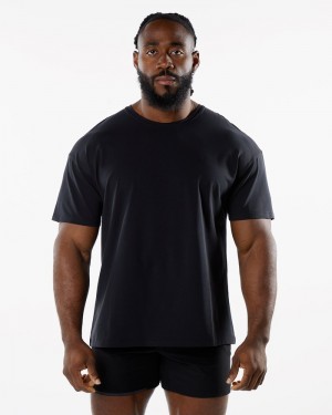 Alphalete Emblem Uomo Camicie Nere | 15MTNWLYX