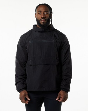 Alphalete Endure Pullover Uomo Felpa Nere | 86VPXIHSF