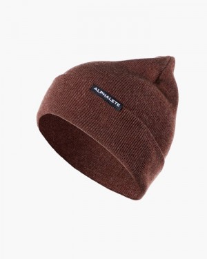 Alphalete Essential Foldover Donna Berretti Bordeaux | 50DMVTXQE