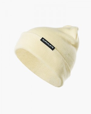 Alphalete Essential Foldover Uomo Berretti Beige | 39ENWQZIF