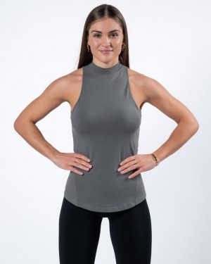 Alphalete Evo Donna Canotta Grigie | 29VLQFXUI