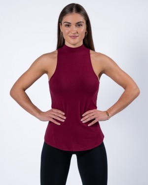 Alphalete Evo Donna Canotta Rosse | 23YNFHIUR