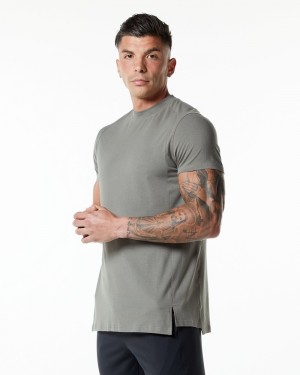 Alphalete Evo Uomo Camicie Grigie | 38WRCJNVS
