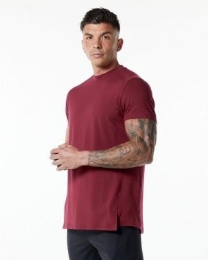 Alphalete Evo Uomo Camicie Rosse | 07VXYUSEI