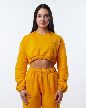 Alphalete HCTS Donna Felpa Arancioni | 27HCLDXOS