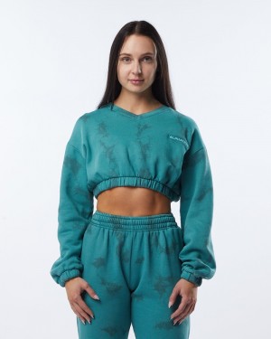 Alphalete HCTS Donna Felpa Blu | 68PNRGHFX
