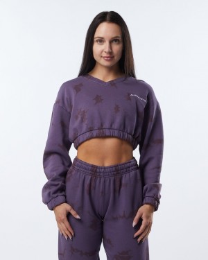 Alphalete HCTS Donna Felpa Viola | 83FVPTSRM