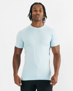 Alphalete Hero Uomo Camicie Blu | 63JKEVTNW