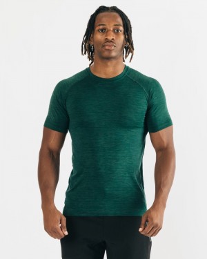 Alphalete Hero Uomo Camicie Verdi Profondo | 12VKDFSRO