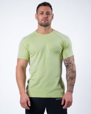 Alphalete Hero Uomo Camicie Verdi | 85GVYCDJP