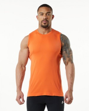 Alphalete Hero Uomo Canotta Arancioni | 95YNQABXH
