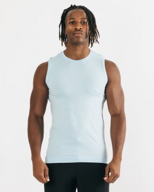 Alphalete Hero Uomo Canotta Blu | 51CQZKLAU