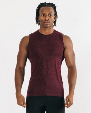 Alphalete Hero Uomo Canotta Nere Rosa | 32UDNCYHP