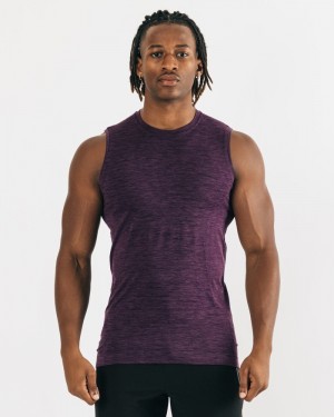 Alphalete Hero Uomo Canotta Viola | 37DAEFTUC