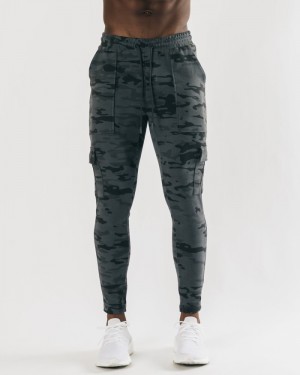 Alphalete Identity Cargo Uomo Pantaloni Jogger Camouflage | 12OQHNVIC