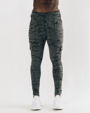 Alphalete Identity Cargo Uomo Pantaloni Jogger Camouflage | 46UISBEAH