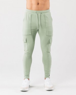 Alphalete Identity Cargo Uomo Pantaloni Jogger Verde Oliva | 76PNLSMEY